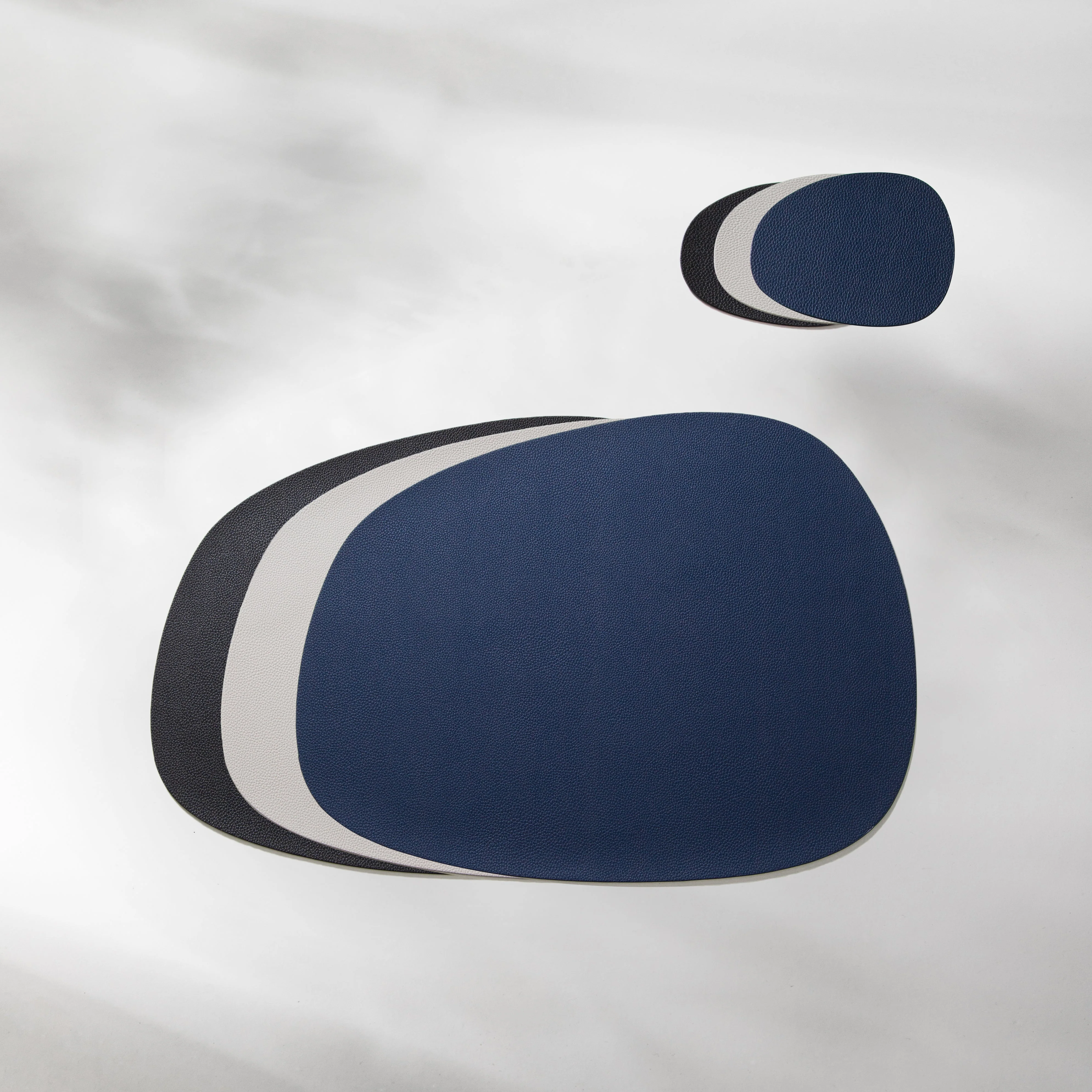 Contemporary Leather Placemats and Coasters 2.0