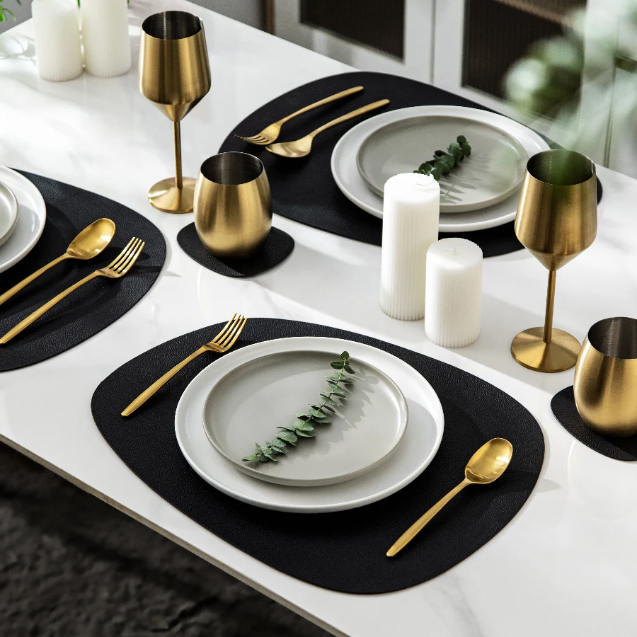 Contemporary Leather Placemats and Coasters 2.0 - Image 12