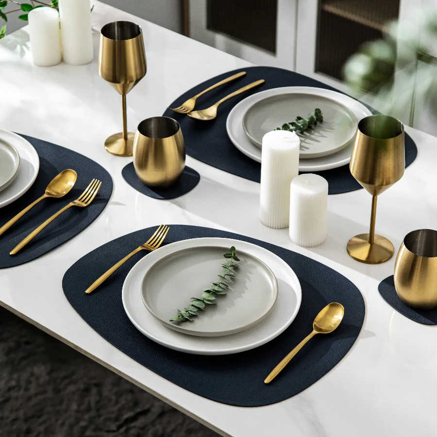 Contemporary Leather Placemats and Coasters 2.0 - Image 4