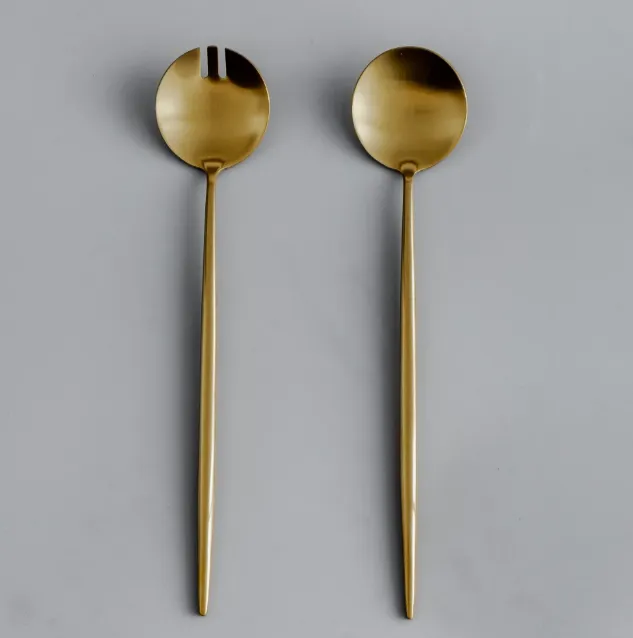 Minimalist/ French Flatware Salad Servers, Serving Utensils & Individual Pieces - Image 4