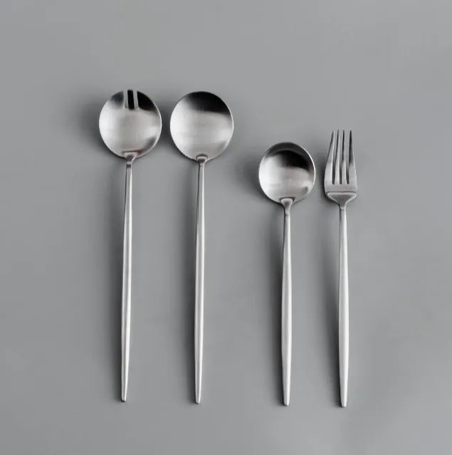 Minimalist/ French Flatware Salad Servers, Serving Utensils & Individual Pieces - Image 48