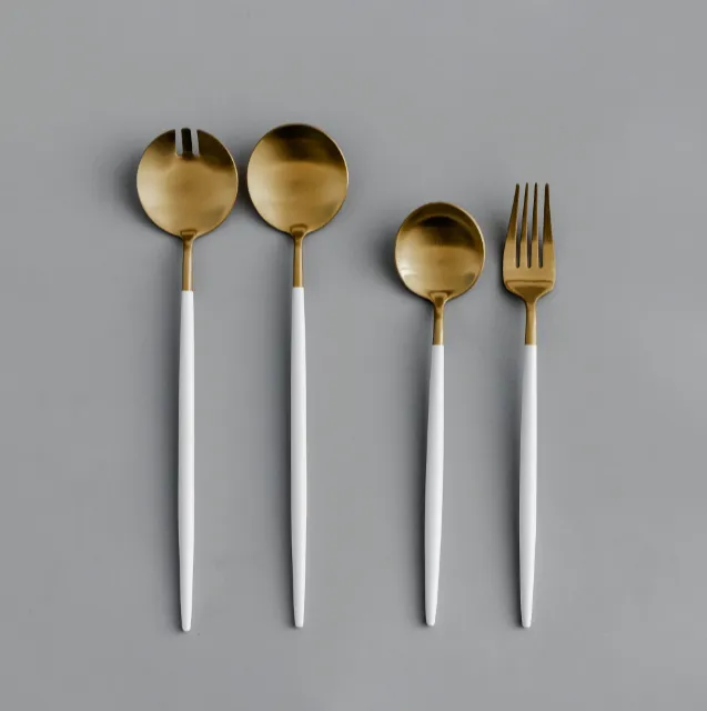 Minimalist/ French Flatware Salad Servers, Serving Utensils & Individual Pieces - Image 93